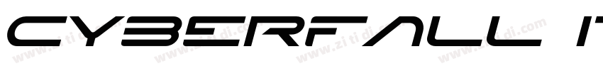 Cyberfall Italic字体转换